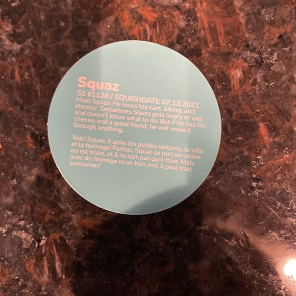 (1) NWT Squaz the Blue Mouse 🐭 Mini 2 inch Squishmallows - Picture 2 of 2